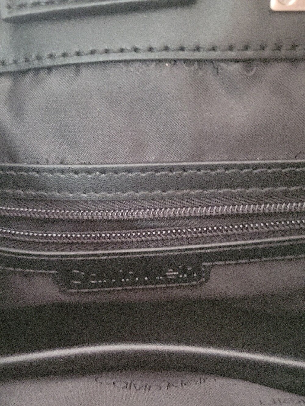 Calvin Klein Black Bucket Shoulder Bag with Drawstring - Picture 5 of 9